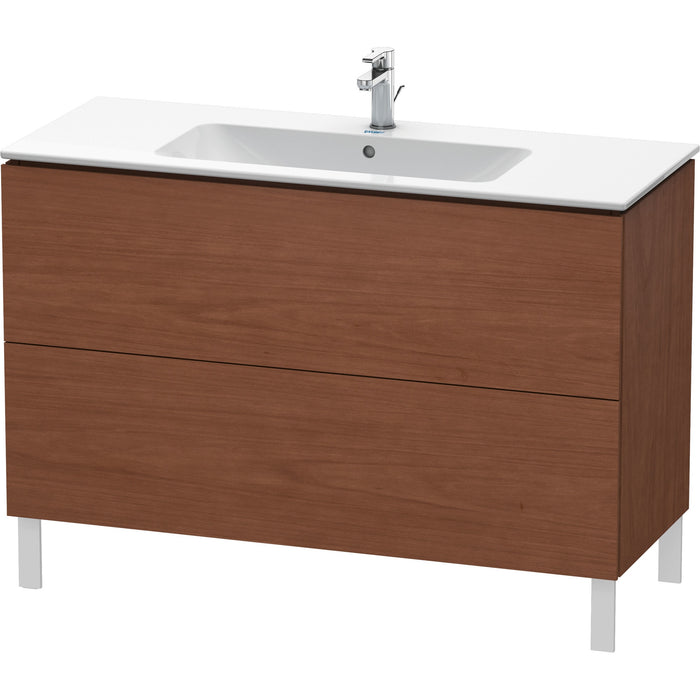 Duravit LC662801313 L-Cube Floorstanding Vanity Unit American Walnut
