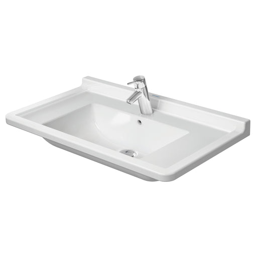 Duravit 0304800000 Starck 3 33 1/2" Wall Mounted Bathroom Sink