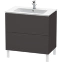 Duravit LC662608080 L-Cube Wall Mount Vanity Cabinet