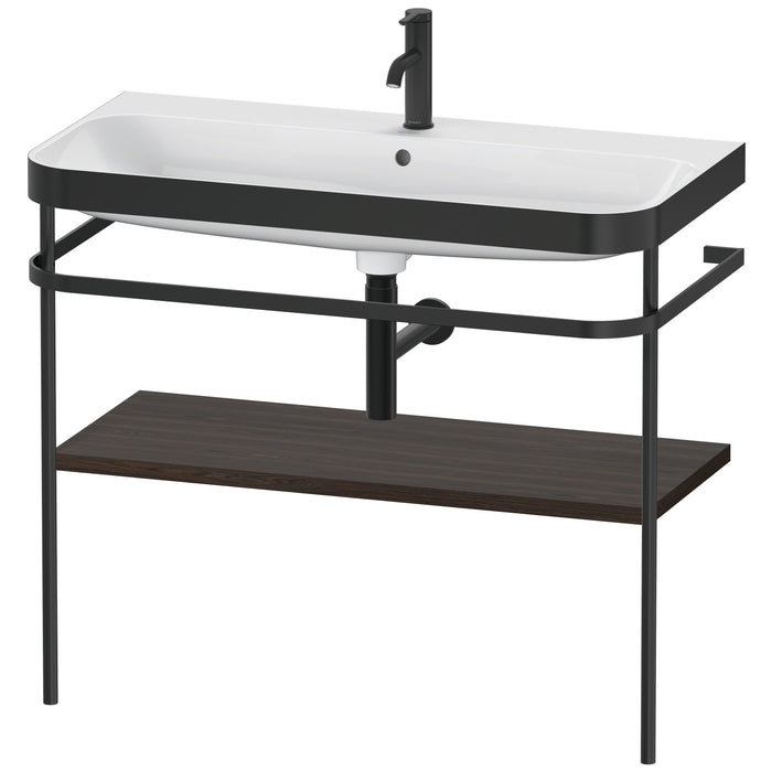 Duravit HP4738O6969 Happy D.2 Plus C-Bonded Vanity Kit Walnut Brushed