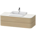 Duravit HP497207171 Happy D.2 Plus Wall-Mount Vanity Unit Mediterranean Oak