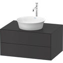 Duravit WT498505858 White Tulip Wall Mount Vanity Cabinet
