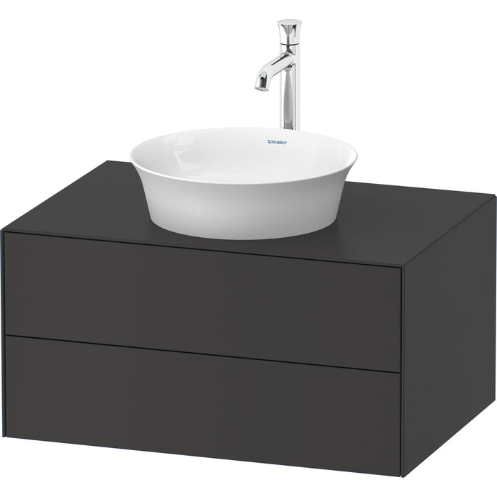Duravit WT498505858 White Tulip Wall Mount Vanity Cabinet