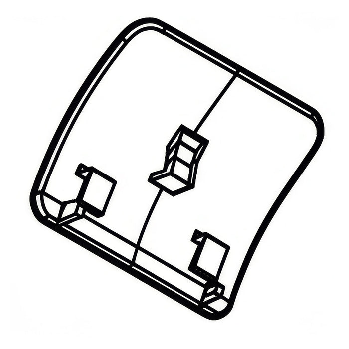TOTO 9AU5155#01 Plastic Overflow Cover for ABF992 Air Bath, Cotton White