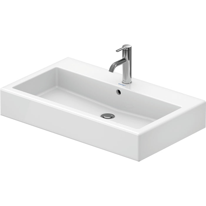 Duravit 04548000301 Vero Wall-Mount Bathroom Sink with WonderGliss