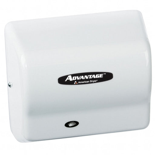 American Dryer AD90-M White Automatic Dryer