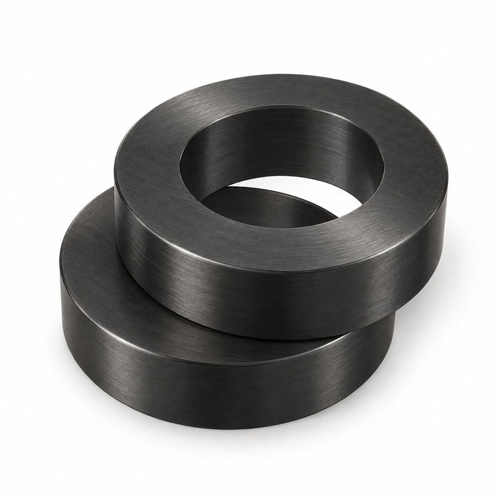 Amba AE-10R-PBB 10 mm round spacers, two units, PVD brushed black