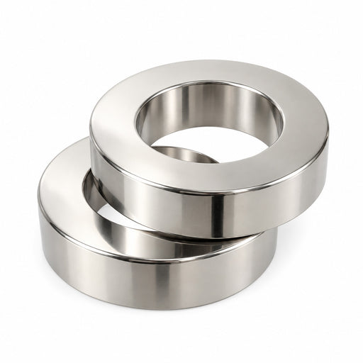 Amba AE-10R-P 10 mm round spacers, two units, Polished stainless steel