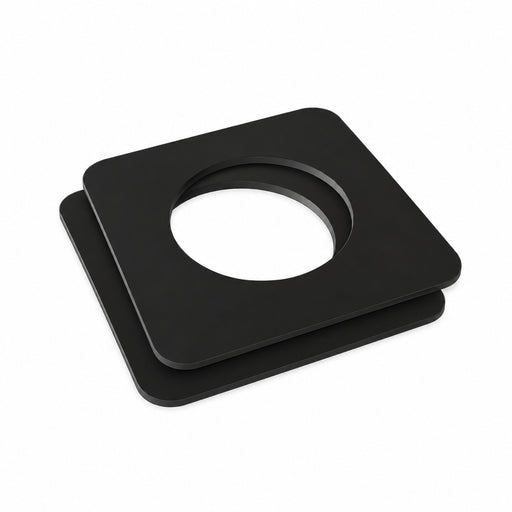 Amba AE-1S-MB matte black 1mm square spacers, set of two stacked parts