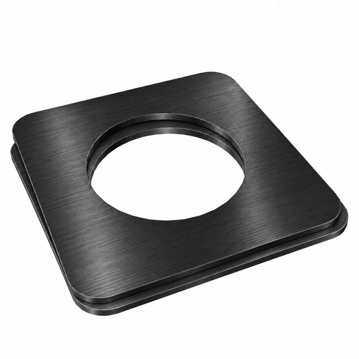 Amba AE-1S-PBB 1mm Square Spacer (2 Units) for Use with Quadro or Vega Collections - PVD Brushed Black