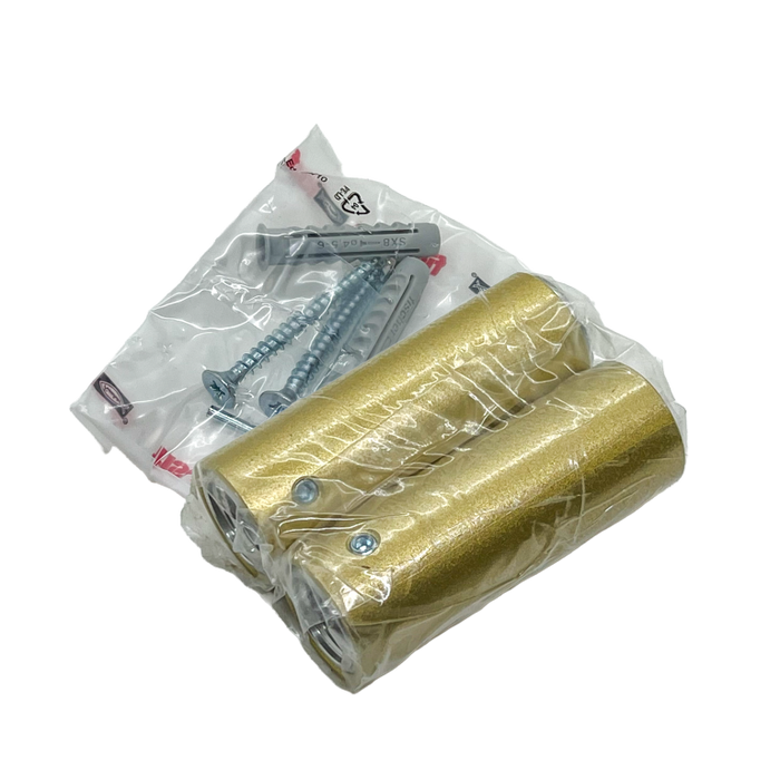 Amba AE-BPR2-SB Round Bracket Pack (2 Units) for Antus, Sirio & Modello I in Satin Brass