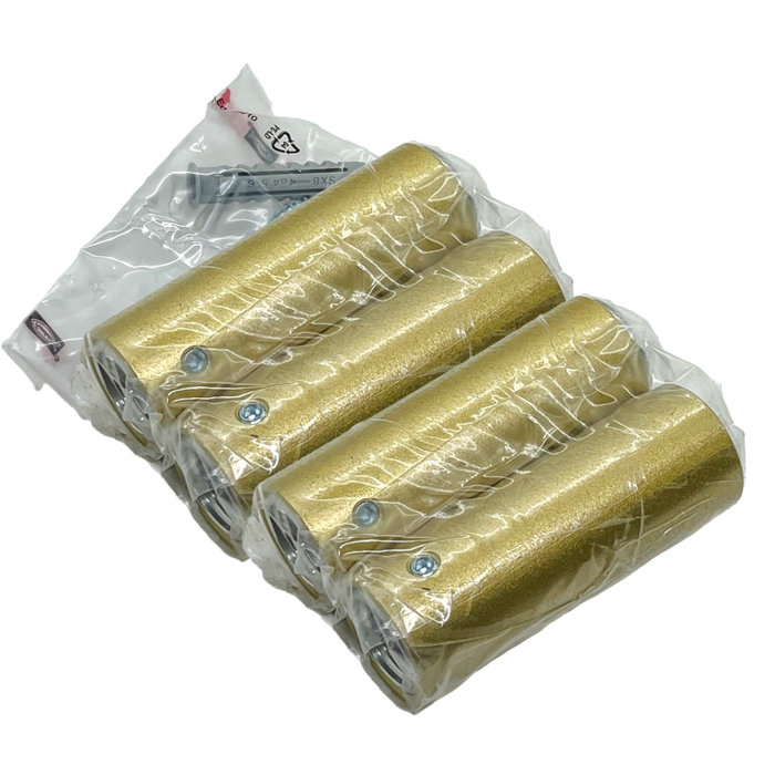 Amba AE-BPR4-SB Round Bracket Pack (4 Units) for Antus, Sirio & Modello I in Satin Brass