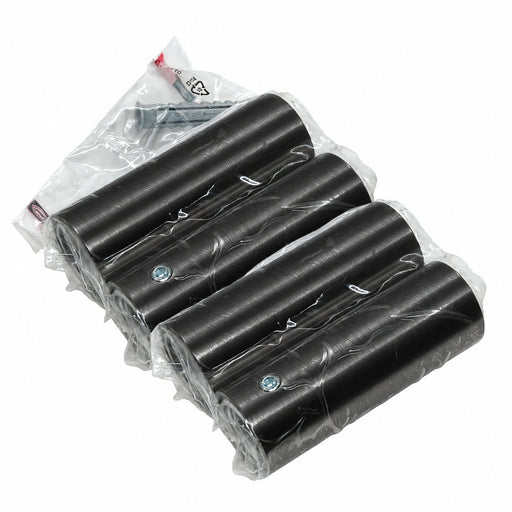 Amba AE-BPR4-PBB round bracket pack in PVD brushed black, 4 mounting brackets with installation hardware