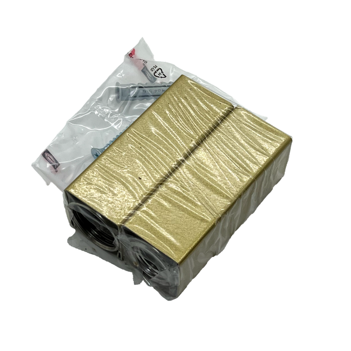 Amba AE-BPS2-SB Square Bracket Pack (2 Units) for Quadro, Vega & Modello I in Satin Brass