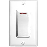 Amba ATW-S-A Pilot Light Switch, Almond Finish