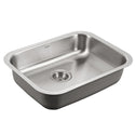 Houzer AU2317-55-1 ADA Compliant 23" Stainless Steel Undermount 5-1/2" Deep Single Bowl Kitchen Sink