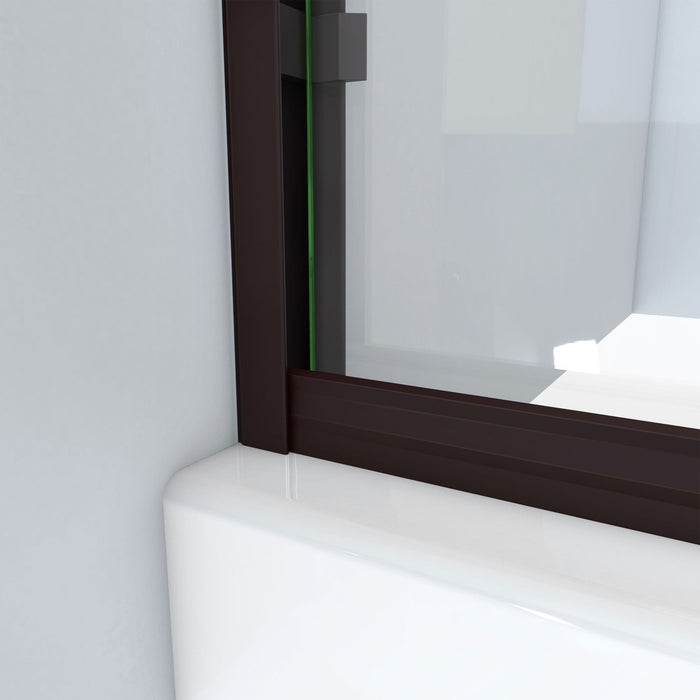 DreamLine SDAB60A700VXX06 Alliance Pro BG 56-60"W x 70 3/8"H Semi-Frameless Sliding Shower Door in Oil Rubbed Bronze