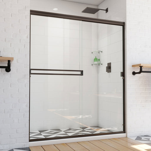 DreamLine SDAB60A700VXX06 Alliance Pro BG Semi-Frameless Sliding Shower Door in Oil Rubbed Bronze