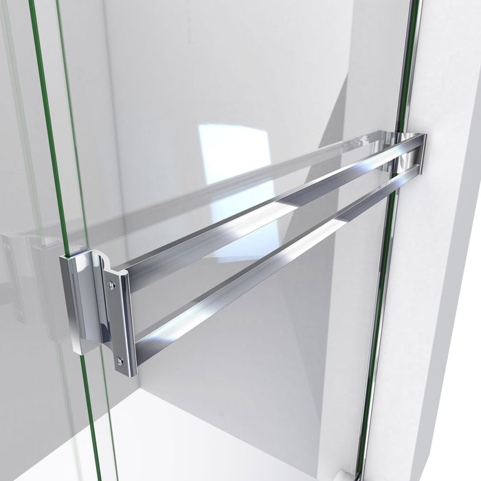 DreamLine SDAB60A700VXX01 Alliance Pro BG 56-60"W x 70 3/8"H Semi-Frameless Sliding Shower Door in Chrome