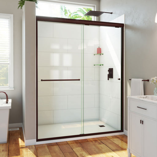 DreamLine SDAH60W760VXX06 Alliance Pro HV Semi-Frameless Sliding Shower Door in Oil Rubbed Bronze