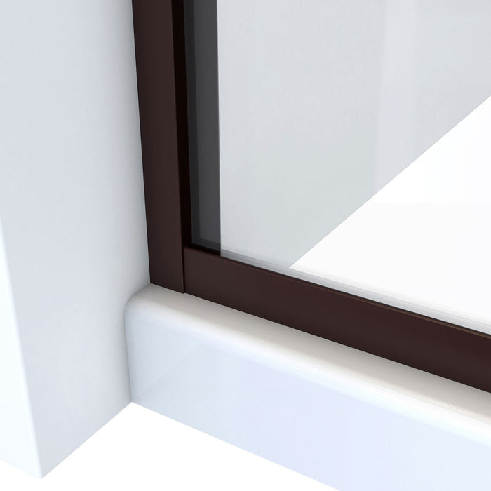 DreamLine SDAM60W700VXX06 Alliance Pro ML 56-60"W x 70 1/2"H Semi-Frameless Sliding Shower Door in Oil Rubbed Bronze