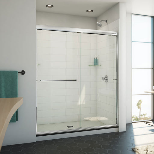 DreamLine SDAM60W700VXX01 Alliance Pro ML Semi-Frameless Sliding Shower Door in Chrome