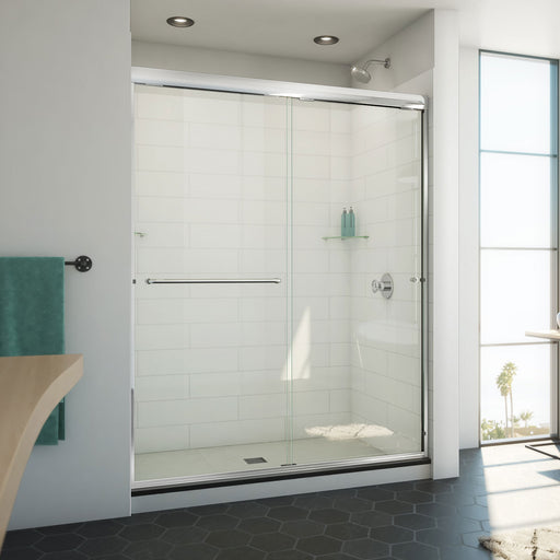 DreamLine SDAM60W740VXX01 Alliance Pro ML Semi-Frameless Sliding Shower Door in Chrome