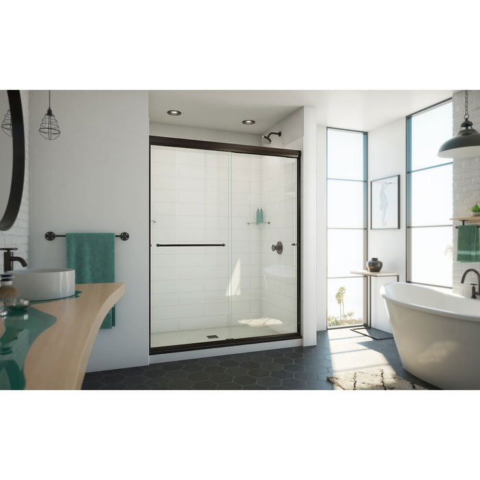 DreamLine SDAM60W740VXX06 Alliance Pro ML 56-60"W x 74 1/2"H Semi-Frameless Sliding Shower Door in Oil Rubbed Bronze