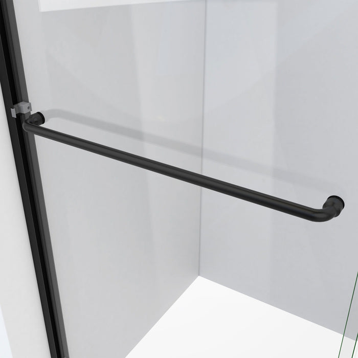 DreamLine SDAM60W700VXX09 Alliance Pro ML 56-60"W x 70 1/2"H Semi-Frameless Sliding Shower Door in Satin Black