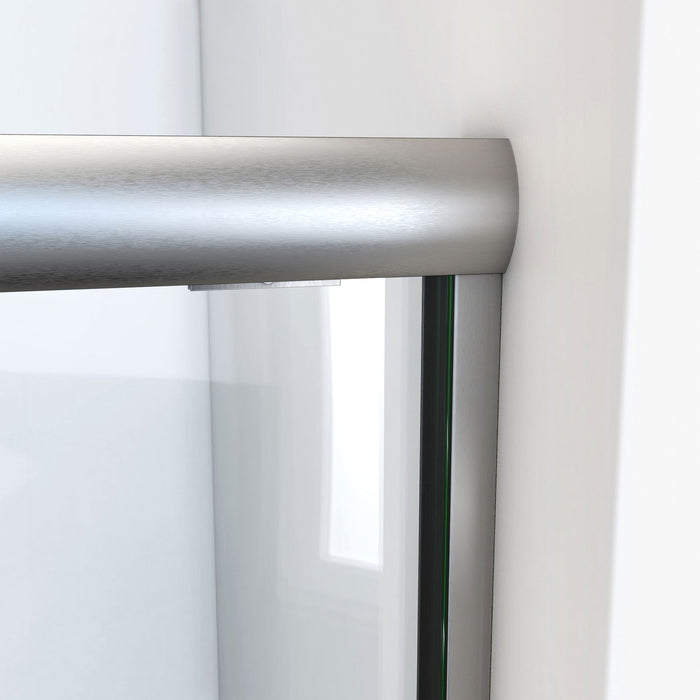 DreamLine SDAM60W700VXX04 Alliance Pro ML 56-60"W x 70 1/2"H Semi-Frameless Sliding Shower Door in Brushed Nickel