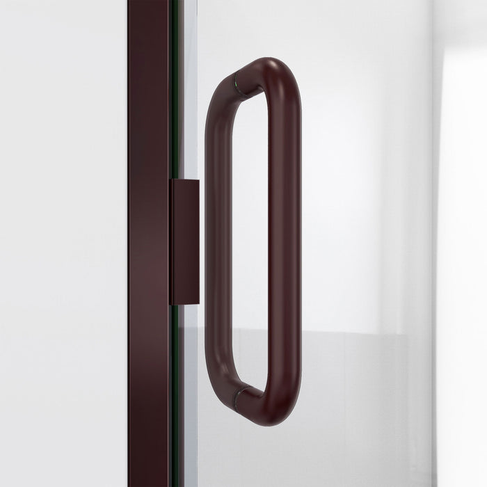 DreamLine SDA224W720VMX06 Alliance Swing 24"W x 72 5/8"H Semi-Frameless Swing Shower Door in Oil Rubbed Bronze and Clear Glass