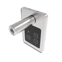 Amba brushed metal digital heat controller with touch buttons and heating element