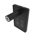 Amba matte black digital heat controller with touch buttons and cylindrical heating element