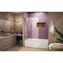 DreamLine SHDR-3636580-01 Aqua Fold 36"W x 58"H Frameless Bi-Fold Tub Door in Chrome - Bath4All