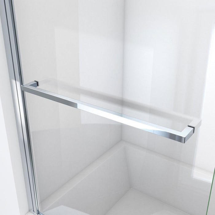 DreamLine SD-374072Q-01 Aqua-Q Swing 39 1/2" W x 72" H Frameless Shower Door in Chrome