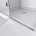 DreamLine SHDR-3636580-01 Aqua Fold 36"W x 58"H Frameless Bi-Fold Tub Door in Chrome - Bath4All