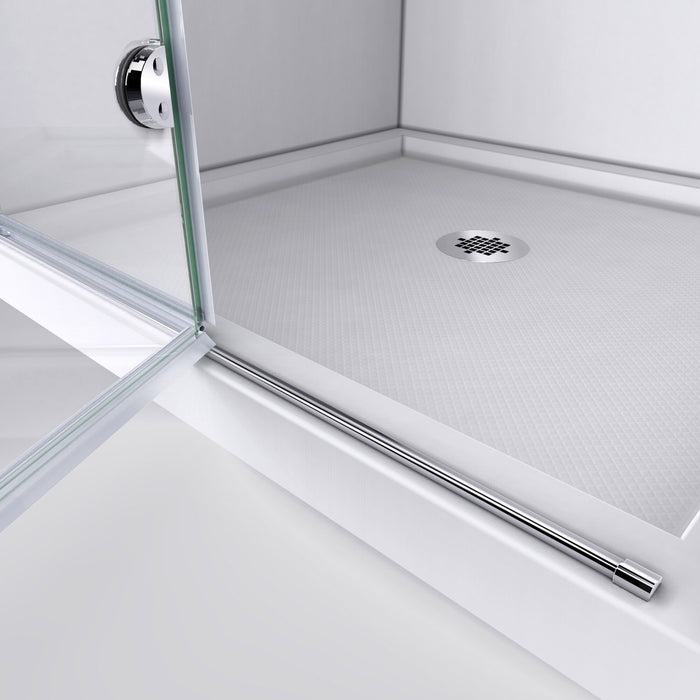 DreamLine SHDR-3636580-01 Aqua Fold 36"W x 58"H Frameless Bi-Fold Tub Door in Chrome - Bath4All