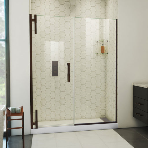 DreamLine SDAD565720VXX06 Ascend Frameless Pivot Shower Door in Oil Rubbed Bronze