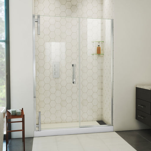 DreamLine SDAD525720VXX01 Ascend Frameless Pivot Shower Door in Chrome