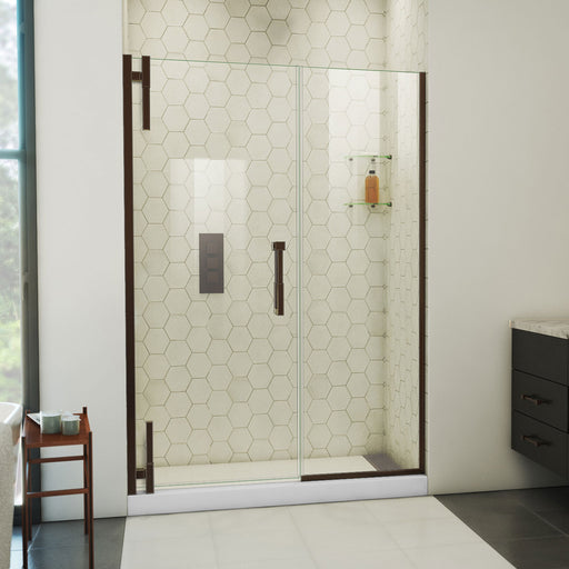 DreamLine SDAD545720VXX06 Ascend Frameless Pivot Shower Door in Oil Rubbed Bronze