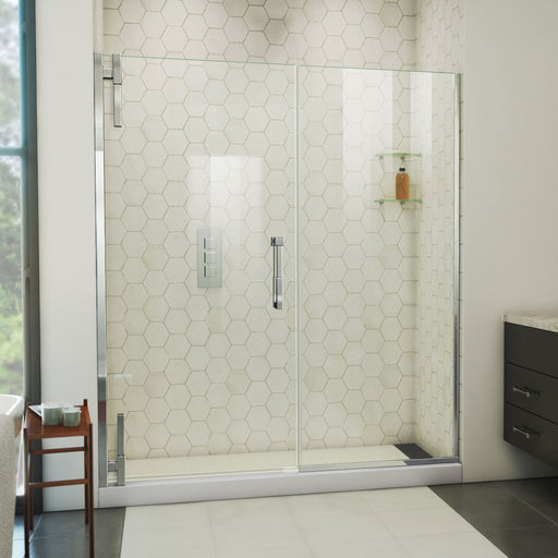 DreamLine SDAD625720VXX01 Ascend Frameless Pivot Shower Door in Chrome