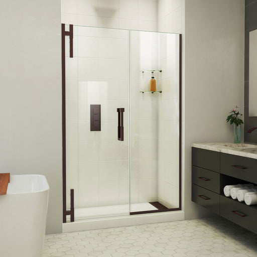 DreamLine SDAD485720VXX06 Ascend Frameless Pivot Shower Door in Oil Rubbed Bronze