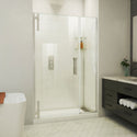 DreamLine SDAD485721VXX04 Ascend Frameless Pivot Shower Door in Brushed Nickel