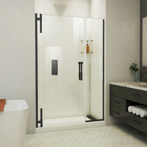 DreamLine SDAD485721VXX09 Ascend Frameless Pivot Shower Door in Satin Black