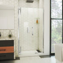 DreamLine SDAD40W720VXX01 Ascend Frameless Pivot Shower Door in Chrome