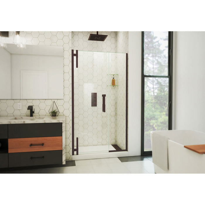 DreamLine SDAD405720VXX06 Ascend 40 1/2-41 1/2"W x 72"H Frameless Pivot Shower Door in Oil Rubbed Bronze