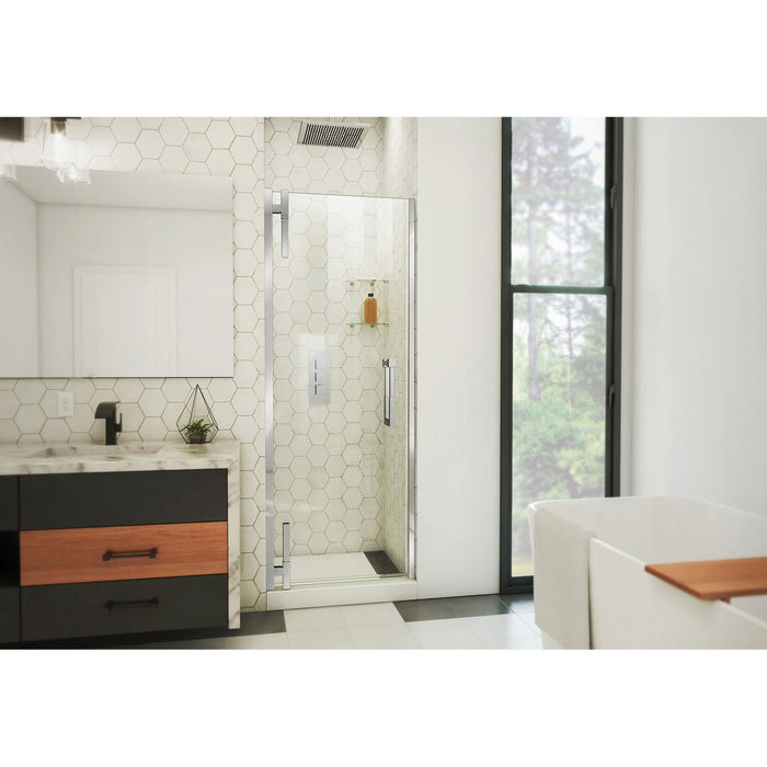 DreamLine SDAD31D720VXX01 Ascend 31 1/4-32"W x 72"H Frameless Pivot Shower Door in Chrome