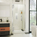 DreamLine SDAD32W720VXX01 Ascend Frameless Pivot Shower Door in Chrome