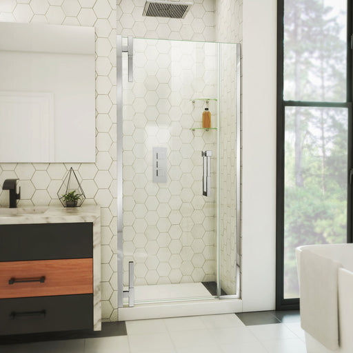 DreamLine SDAD32W720VXX01 Ascend Frameless Pivot Shower Door in Chrome