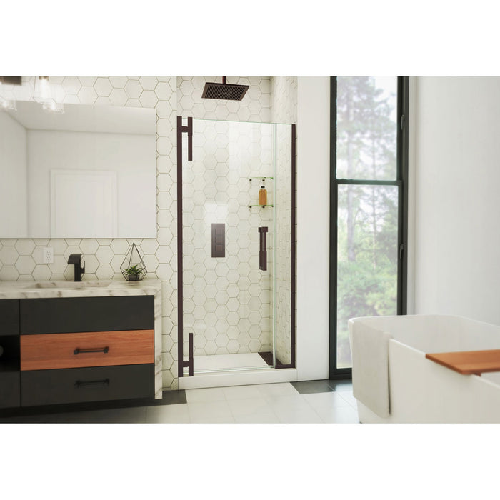 DreamLine SDAD325720VXX06 Ascend 32 1/2-33 1/2"W x 72"H Frameless Pivot Shower Door in Oil Rubbed Bronze